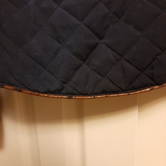 Zara navy zipped quilted jacket - Picture 4 of 4